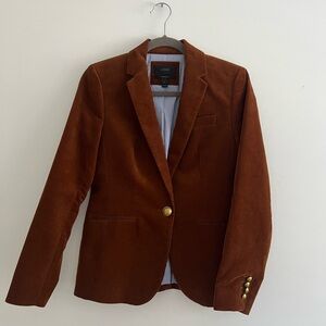 J. Crew Women's Rich Brown Corduroy Blazer - Fall Blazer
